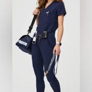 Figs Indigo Scrub Set